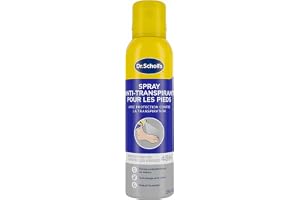 Scholl Fresh Step Spray - skodeodorant - renande och antiperspirant - neutraliserar dålig lukt och minskar fuktigheten - 24 timmars prestanda - lämplig för alla typer av skor - 150 ml