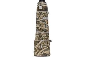 LensCoat Lens Cover for Canon 200-400 IS f4 camouflage neoprene camera lens protection sleeve (Realtree Max4 HD) lenscoat