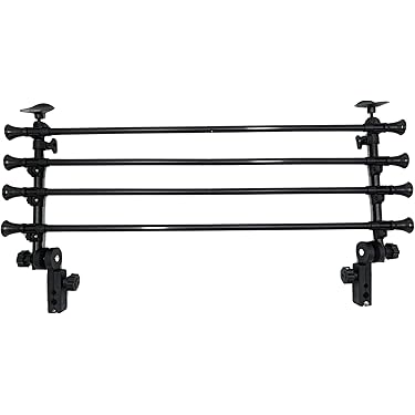 NORDRIVE N70052 Premium Guard stalen scheidingsrooster voor honden en dieren, type 2, 990 x 240 mm