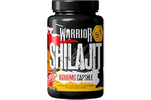 Warrior Shilajit Capsules 120 – 16,000mg 5-in-1 Himalayan Complex with Ashwagandha, Lion’s Mane, Turmeric & Black Pepper – Energy, Vitality, Cognitive Focus, Natural Testosterone Support