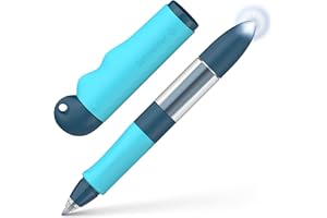 Schneider Stylo roller Base Senso 188733 (pour débutants en écriture, droitiers et gauchers), bleu/turquoise