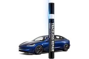 TOPABYTE Pintura Retoque para Tesla Model Y/3/S/X Lápiz de Retoque, Bolígrafo de Reparación Arañazos Coche para Tesla Highland Accesorios, Touch Up Paint Pen, Deep Blue Metallic - PPSB