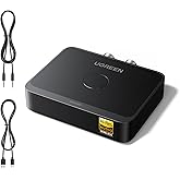 UGREEN Bluetooth 6.0 Adapter Stereoanlage mit LDAC Dekodierung, Hi-Res Audio Gold Standard Zertifizierung, Aux Bluetooth Audi