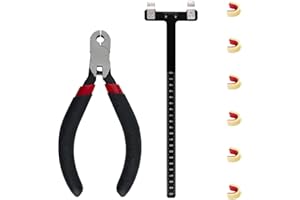 ‎HUNTINGDOOR Huntingdoor Bogenschnur Nockpunktzange T-Form Bogen Quadrat Lineal Set Bogenschießen Nocking Points Zange Tuning Kit für Recurve Bogen Langbogen Traditioneller Bogen