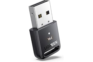 UGREEN Dongle Bluetooth 5.4 Clé USB PC Adaptateur Faible Latence pour Clavier Souris Casque Manette de Jeu Enceinte Écouteurs Plug Play sous Windows 11 10 8.1