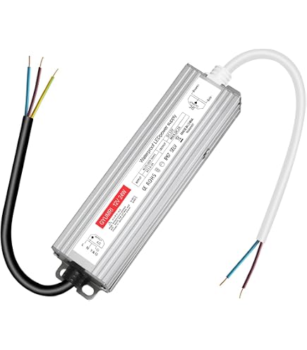 Transformador LED FVTLED 12V IP67 5W 8W 30W 60W 100W – Ideal Para Tus Luces De Cubierta Y Proyectos De Iluminación Exterior