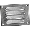 140x105mm / 6x4" inch Galvanised Metal Air Vent Grille Cover with Insect Mesh - Ventilation Cover