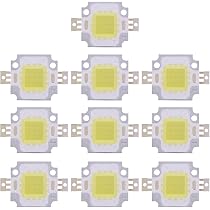 Hyuduo 10er-Pack COB-LED-Chips 2W 12V – Verschiedene Farben Für Kreative DIY-Projekte