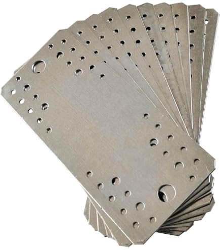 Geperforeerde Platte Plaatconnector – 180x65 Mm, Gegalvaniseerd Staal (DX51D+Z275), 2,5 Mm Dik, Voor Hout-tot-hout En Hout-beton Verbindingen, Zakje 1 St