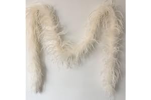 Sowder Boa de plumas de avestruz de 183 cm de longitud para decoración de bodas/fiestas, plumas