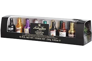 BISIOORGANICS Anthon Berg - Liquori al cioccolato - Famose marche di liquori - 16 bottiglie da 250 g - Il regalo perfetto per la mamma e il giorno di Pasqua