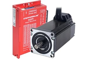 STEPPERONLINE Closed Loop silnik krokowy 1 oś CNC KIT 3,0 Nm 5,0 A Nema 23 silnik i sterownik 0-7,0 A 24-50 VDC CL57Y