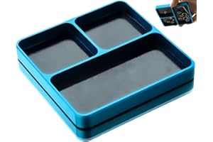 RCTHJIA Magnetic Tool Tray Organizer, Small Tray for Electronic Repair Screws, Magnet Toolboxes Small Parts Holder for Organization, Storage Tool for Screw, Nuts and Bolts, Socket, Pin, RC Car Drone Phone
