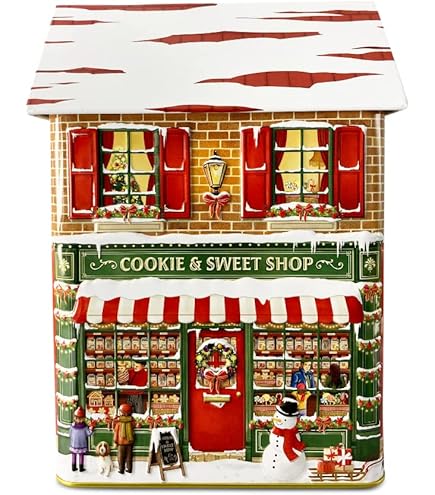 Doos, kerstdoos, gebakdoos, opbergdoos, koekjesblik, blikje