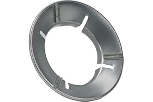 CARMOTTER Gasherd-Abdeckung, energiesparende Abdeckung für RING Küche Windschutz Wok für Ringzubehör Edelstahl Eisen Feuerofenabdeckung (A)