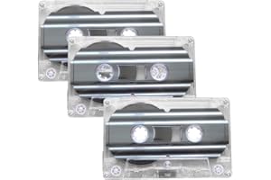 CJBIN Cintas para Casetes De Audio Vírgenes, 60 Min Cintas de Cassette En Blanco, Wenig Lärm Cinta de Cassette De Audio, para Conferencias, Seminarios, Grabaciones Diarias, Paquete De 3