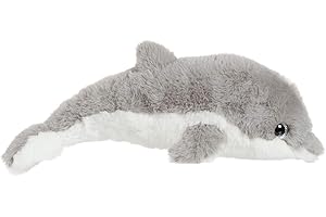 Apricot Lamb Jouet Peluche Dauphin Gris rempli d'animaux câlins Doux Fille Parfaite garçon (Dauphin Gris, 30 cm)