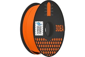3Idea Premium PLA+ Orange 3D Printer Filament 1.75mm Dimensional Accuracy +/- 0.03mm Net Weight- 1 KG