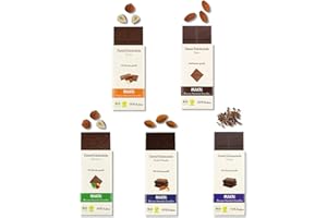 ‎MAKRI MAKRi® BIO Dattel Schokolade (Probierpaket) Ohne raffinierten Zucker, Mit Datteln gesüßt, Vegan & Fair gehandelt (5)