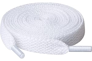 UpUGo 1 Paire de Lacets Chaussures, Lacets Plats de 8 mm de Large Pour Baskets, Course à Pied, Adultes