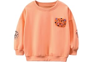 MUJOQE Mädchen Pullover für Kinder Langarmshirt Baumwolle Sweatshirt Winter Kleidung Langarm Tops 1-7 Jahre