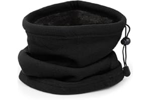 MIVAIUN Winter Neck Warmer Snood Warmer Gaiter Beanie Hat Neck Warmer Arctic Fleece Lining Plush Scarf Windproof and Warm For Winter Outdoor Warmth Cycling Skiing Mens Womens