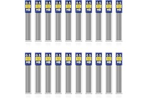 Bieiyhe 240 Pezzi Mine Matita 0.5 Hb, Ricariche Mine per Portamine 2b, Ricarica Portamine, Ricariche Automatiche di Ricambio, Scrivi in Modo Fluido e Chiaro, Ricariche di Piombo per Matite Meccaniche