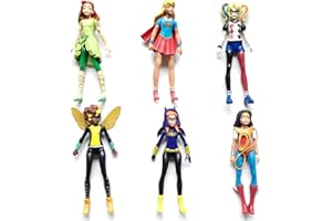 ZGCXRTO Figurine Super Héroïne,Super-héros Action Figure d'hero Girls Populaire Collection Modèle Jouet Statues Collectibles Ornements De Collecte Cake Topper Statue en PVC Décoration 15cm