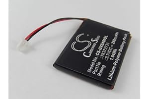 vhbw Replacement Battery compatible with Golf Buddy Voice 2 DSC-GB700 GPS Navigation System Sat Nav Golf (280mAh, 3.7 V, Li-polymer)