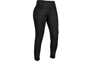 GREAT BIKERS GEAR - Motorrad-Super-Leggings für Damen, gefüttert, schützende Motorrad-Leggings für Damen, verstärkt mit Aramidgewebe und Abnehmbarer CE-Panzerung.