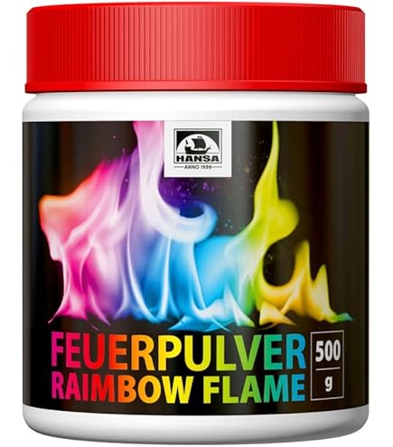 12x Feuerzauber Pulver - Buntes Feuer Für Kamin & Lagerfeuer