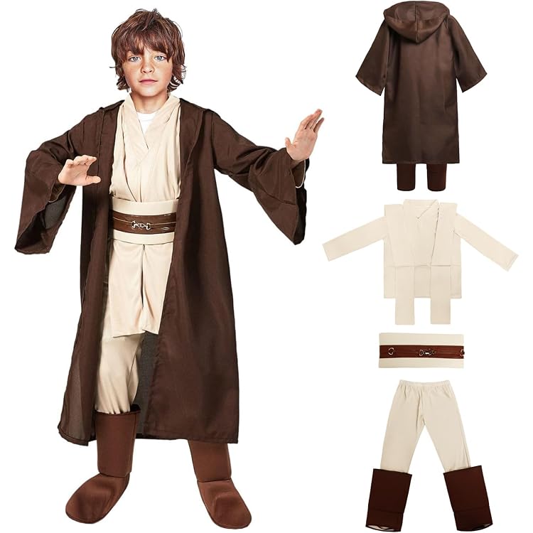Star Wars Yoda Kinderkostüm Gr. S – Mit Kapuze & Maske, Offiziell Lizenziert