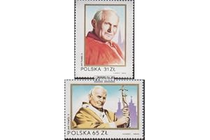 polen 2868-2869 (fullständigt utgåva) 1983 Påve Johannes Paul II. i polen (Frimärken för samlare) Kristendomen