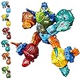 TUNJILOOL Dinosaur Robot Transformers Toys, 6 Pack Eggs set Transformable Dino Robots Big Armor Mecha Warrior, Collectible Deformation Dinobots Transforming Toy Figures Gift Toys, (8296Y)