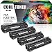 Produktbild Cool Toner 4 Pack Kompatibel für HP 203A Toner 203X CF540X CF540A CF541A CF542A CF543A für HP Color Laserjet Pro MFP M281fdw M254dw MFP M280nw HP M281 M254 M280 M281fdn M281cdw
