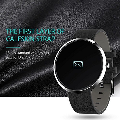 KOBWA Fitness Armband, Bluetooth 4.0 Fitness Tracker mit Pulsmesser, Blutdruckmessgerät, Schrittzähler, Schlafanalyse, Push-Message, IP67 Wasserdicht Ultra Dünne Aktivitätstracker für Android und IOS - 9