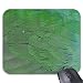Produktbild Green Parrot Feathers Mouse Pad -Stylish Office Computer Accessory 9.25 x 7.75