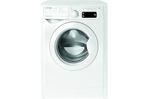 Indesit EWE 81284 W IT- Machine à laver 8 kg Libre installation, Charge avant. Centrifugeuse 1200 tours par minute. Largeur 59,5 cm, profondeur 57,2 cm, hauteur 85 cm, classe énergétique C