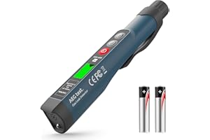 AEGTEST 1223 Gaslecksuchgerät mit visuellem & akustischem Alarm, integrierter Lampe, Erdgasdetektor zur Lokalisierung brennbarer Gaslecks wie Methan, Propan für Zuhause und Wohnmobil