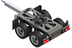 Carson 500907210 Chariot Rigide à 2 essieux 1:14 - Maquette à Assembler, pour camions RC, Compatible Tamiya, Accessoires pour échelle 1:14