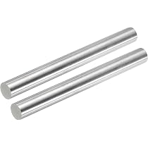 MECCANIXITY 304 Stainless Steel Rods - 6mm X 450mm Solid Round Shafts For DIY Models, Pack Of 2