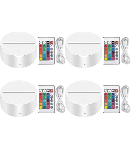 2 Pezzi 3D LED Luce Notturna Con Attacco a LED Con