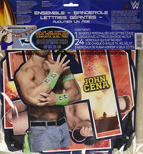 Amscan 121467 3,2 m x 30 cm WWE hinzufügen eine Alter Brief Banner - 2