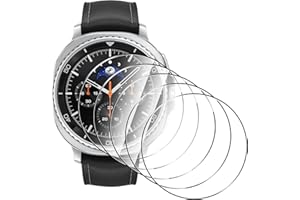 AOKUMA Tempered Glass for Samsung Galaxy Watch 8 Classic 46mm, Screen Protector, [5 Pack] Premium Quality Guard Film, Case Friendly, Shatterproof, Shockproof, Scratchproof, Oilproof
