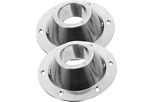 Anneome 2 Piezas Fijos para Vehículos Recreativos Soporte De Suelo para Base De Mesa Camper Base De Mesa para Vehículos Recreativos Brida De Mesa RV Patas De Mesa Aluminio Piso