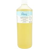 Sweet Almond Oil - 1 Litre Cosmetic Grade for Massage, Aromatherapy, Soaps, Lotions.