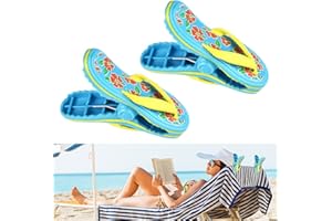 MNIXY Reforung 2 Sztuk Spinki do ręczników plażowych w kształcie klapki na łóżeczko plażowe duże klipsy na ręczniki plażowe na ubrania z tworzyw sztucznych leżaki krzesła basenowe