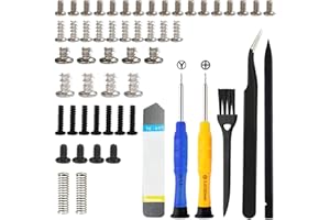 ZHUROUPU Kompletny zestaw śrub do konsoli Nintendo Switch Lite NS i Joycon, z głowicą Tri-Wing Philips, śrubami krzyżowymi, sprężynami i śrubokrętem, 83 szt