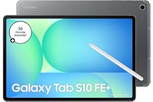 ‎SAMSUNG Samsung Galaxy S10 FE+ AI-Tablet, Android Tablet, 256 GB Speicher, 12 GB RAM, 33,28 cm/13,1" Display, Inkl. S Pen, Wi-Fi, Lange Akkulaufzeit, Gray, 36 Monate Herstellergarantie [Exklusiv auf Amazon]