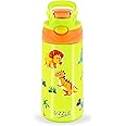 Sizzle Super Sip Dinosaur Stainless Steel 3D Water Bottle for KIDS 500 ML | Lightweight Leakproof Sipper Bottle | Green 1 Pc